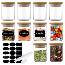 Heftman glass spice jars - heftman,