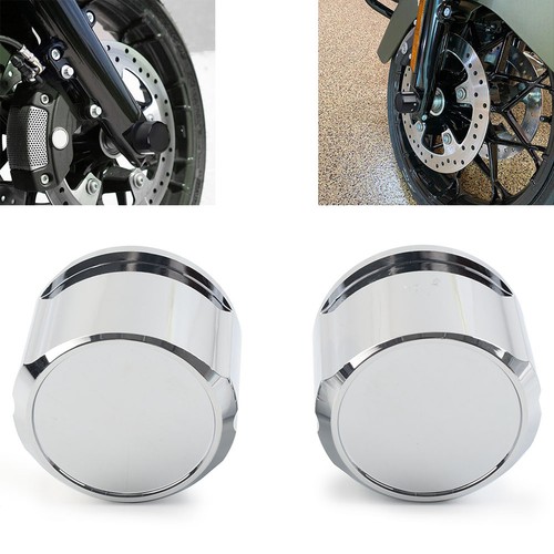 Chrome front axle cap - front,