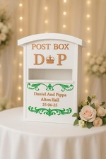 Personalised wedding post box - wedding,