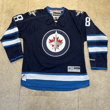 Reebok NHL Winnipeg Jets Ice Hockey Jersey - Blue-  Unisex Size Small