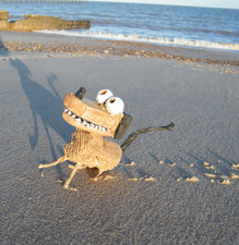 Driftwood dog
