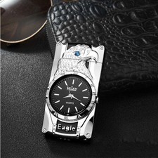 Windproof Jet Gas Lighter Cigar Lighter Smoking Metal Xmas Present secret santa