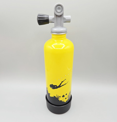 Water bottle scuba tank - w/,