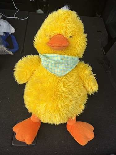 Fluffy duck yellow teddy - yellow,