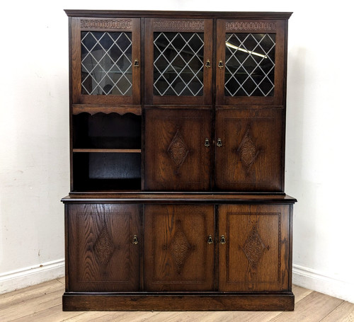 Display cabinet new plan - new, oak
