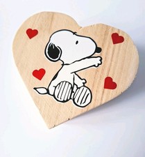 Snoopy Jewellery Box Heart  x1, Personalised Trinket Box, Gifts.