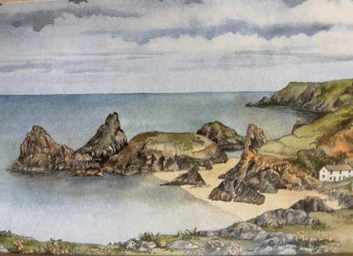 Kynance cove cornwall signed - kynance,