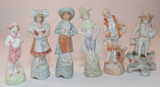 6 Antique German Bisque