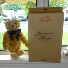  BEAR Steiff Millenium Bear EAN 670374 Teddy Bear, Jointed, Growler -Rare -MINT!