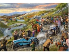 Falcon de Luxe "Vintage Car Rally" 1000 Piece Nostalgic Jigsaw Puzzle - New