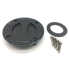 Black fuel tank cap fit - black,