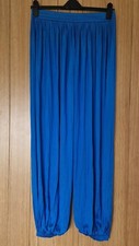 Zara blue harem style trousers