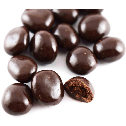 Dark chocolate coated coffee - dark,