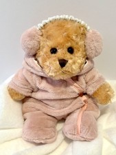 Teddy bear pink snow - teddy,