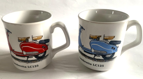 Lambretta lc125 mug - mug, vintage