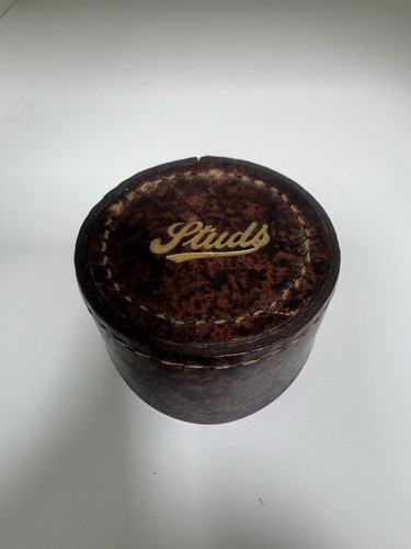 Vintage studs cufflink case - studs/cufflink,