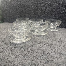 6 x Stunning Stuart Crystal Glass Sundae/Ice Cream Dishes Pattern 719537 Marked
