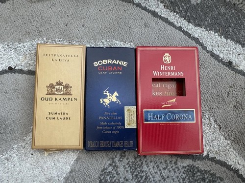 Vintage empty cigar box - vintage,