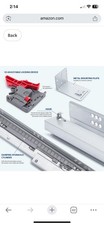 Right undermount drawer - 12”,