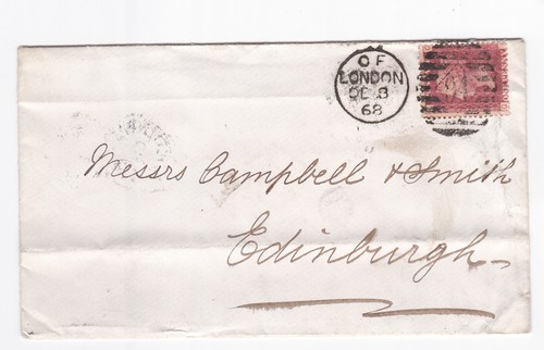 1868 penny red stamp - 1d,