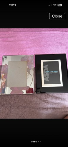 Asda glass photo - frame, black