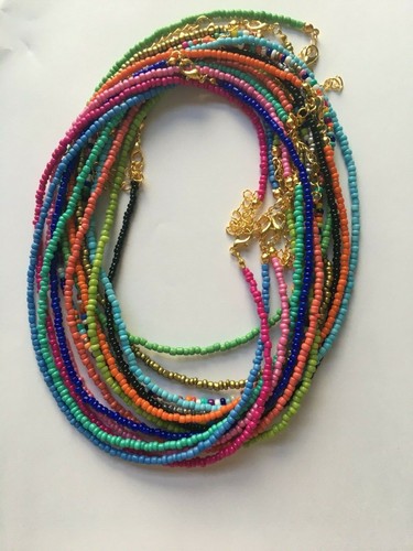 Boho seeds beaded strand - seeds,