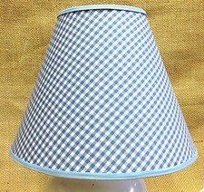 Blue Gingham Check Handmade