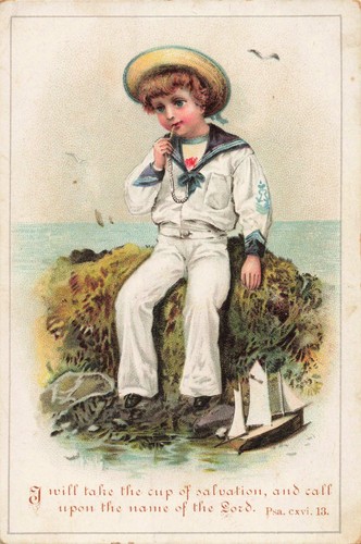 Whistling boy sailor psalm - sailor,