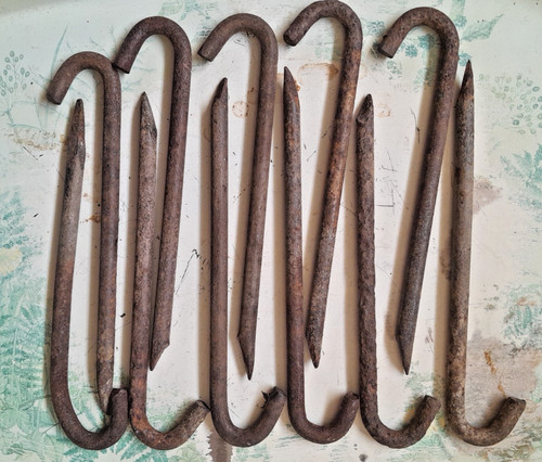 Vintage scout tent - vintage, pegs