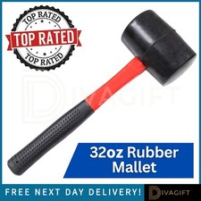 RUBBER MALLET HAMMER 32OZ