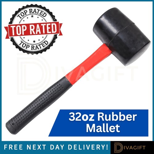 Rubber mallet hammer 32oz - hammer,