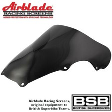 GSX-R 600 K2 2002 DARK SMOKED DOUBLE BUBBLE AIRBLADE SCREEN