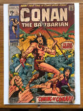 Conan the Barbarian #1 1970 1st App of CONAN Barry Smith Art Marvel Comics CENTS