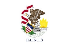 Illinois state flag united - illinois,