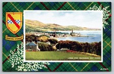 s19839 Golf Course Hunting Stewart tartan Largs  Scotland  postcard