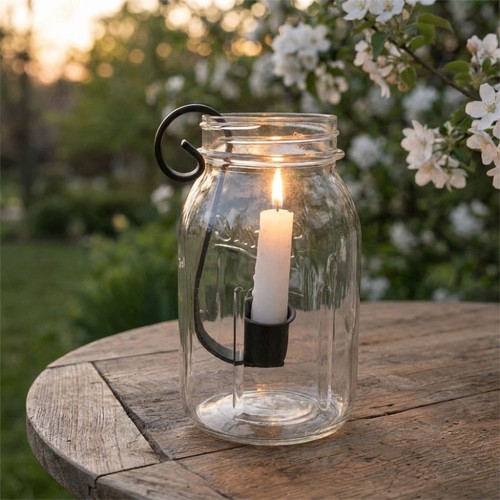 Metal candle holder for - candle,
