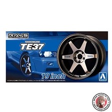 NEW Aoshima Tuned Parts 57: Volk Racing TE37 19-Inch 1:24 Scale Model Kit