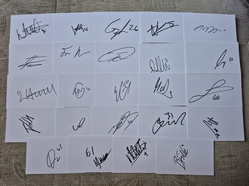 Signed wycombe wanderers - 24,
