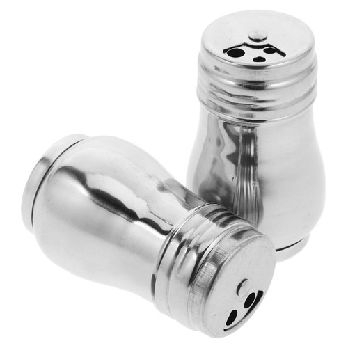 2pcs stainless steel pepper - stainless,