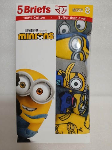 Minions briefs boys size - briefs, 8