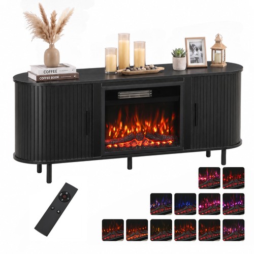 Homcom electric fireplace - electric,