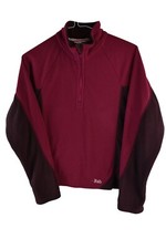 Rab Womans Micro Pull On Purple Fleece Polartec 1/4 Zip Size 10 Outdoor Pullover