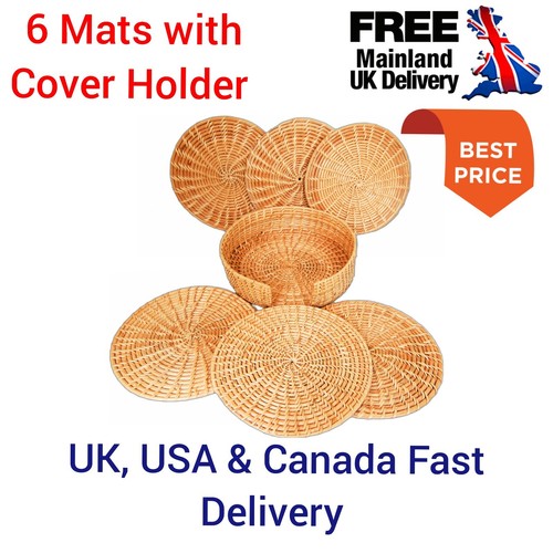 8inch handmade 6pcs rattan - 8inch,