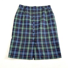 Vintage Tartan Pencil Skirt UK