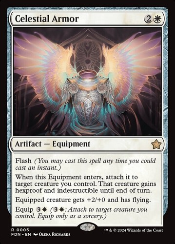 Mtg celestial armor fdn - ~,