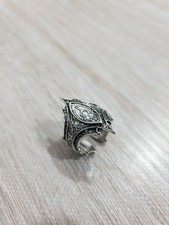 Silver Gothic Armour Ring –