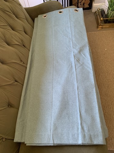Dunelm teal eyelet - teal, blackout