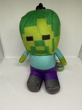 Minecraft Zombie Soft Toy Clip
