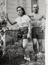 Shirtless Mature Man w/Pinky