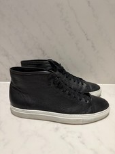 Reiss Leather Trainers - Black